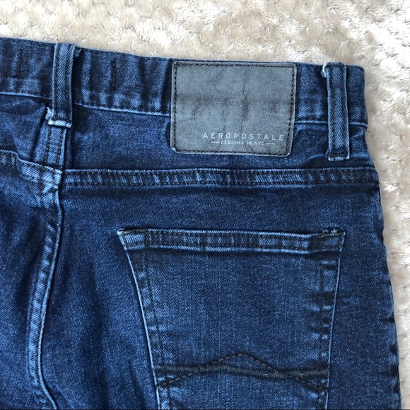 3/$20🌸 Aeropostale Skinny Frayed Hem Jeans - Picture 5 of 7